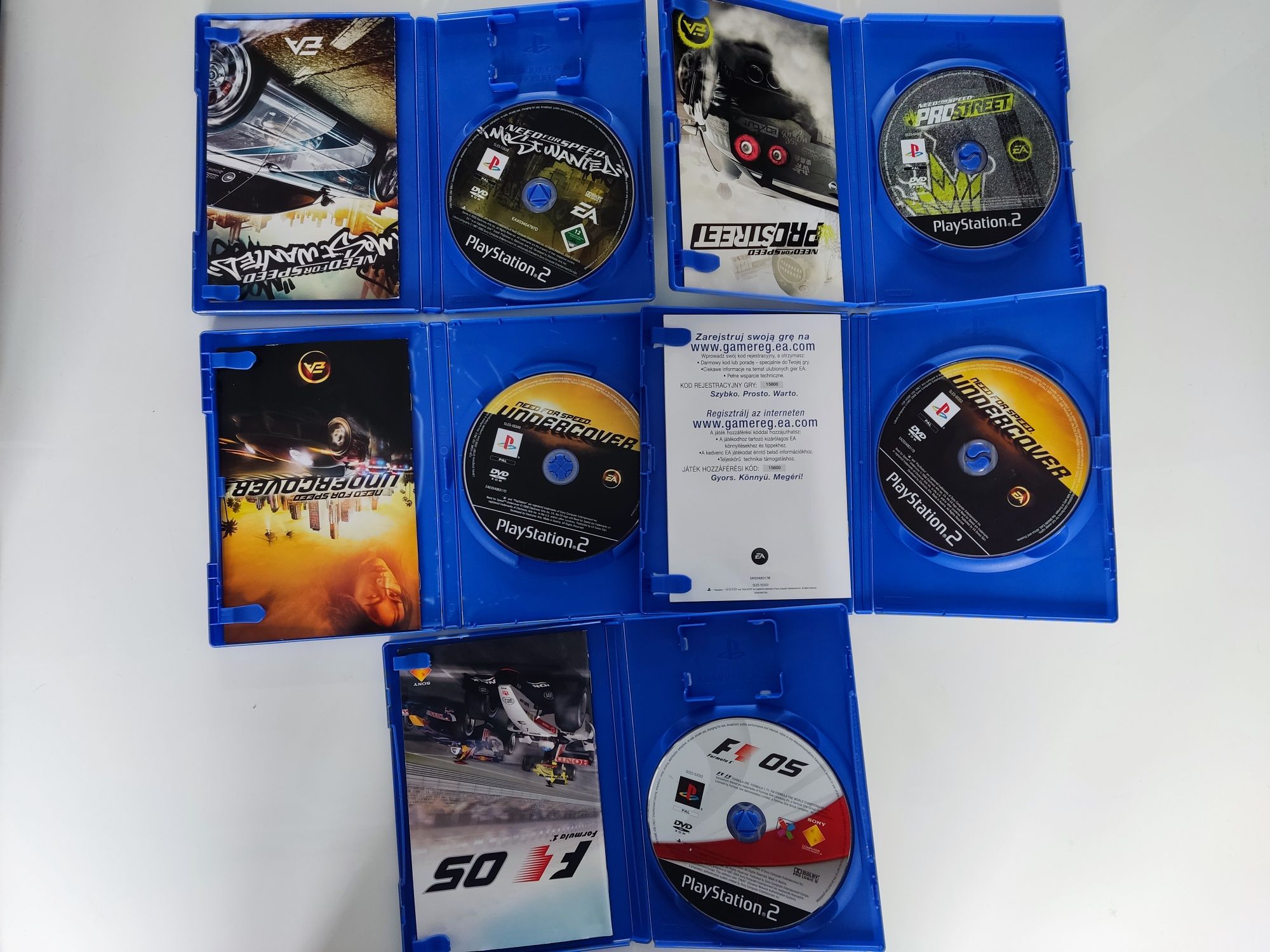 Gry wyścigowe Need for Speed,Colin,F1,4x4,WRC PlayStation 2