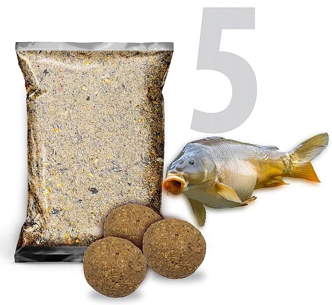 5kg SUPER OWOC zanęta denna nr.6 wędkarska uniwersalna karp leszcz pło