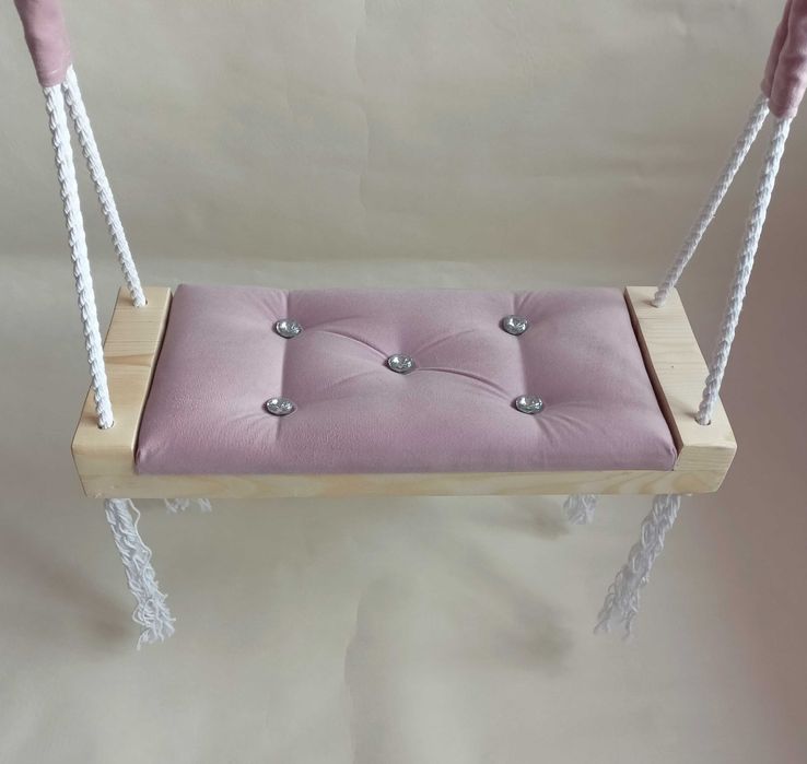 Huśtawka dla dzieci i dorosłych siedzisko tapicerowana