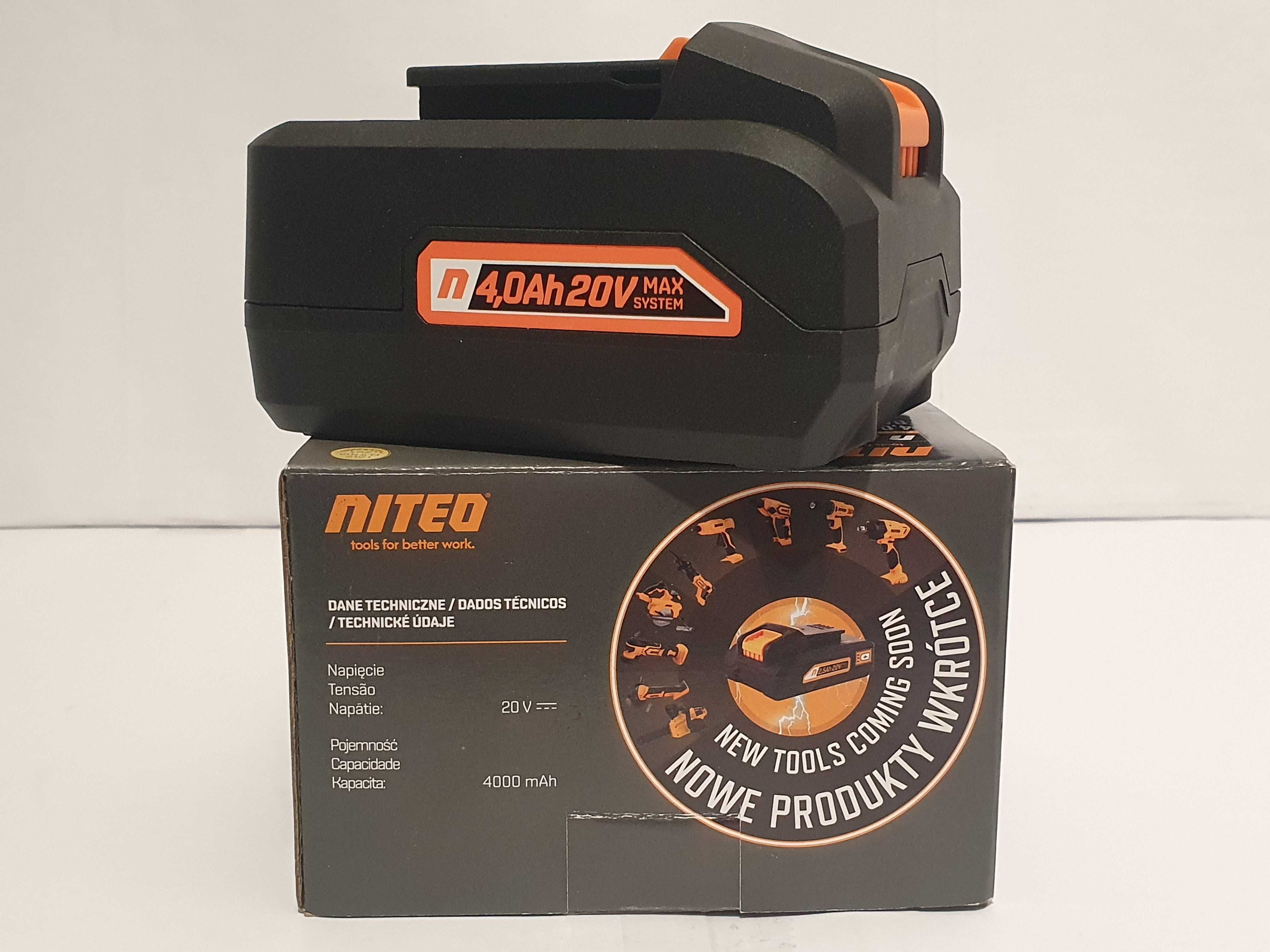 NITEO 20v 4Ah bateria akumulator Nowy do klucz wkrętarka worx yato