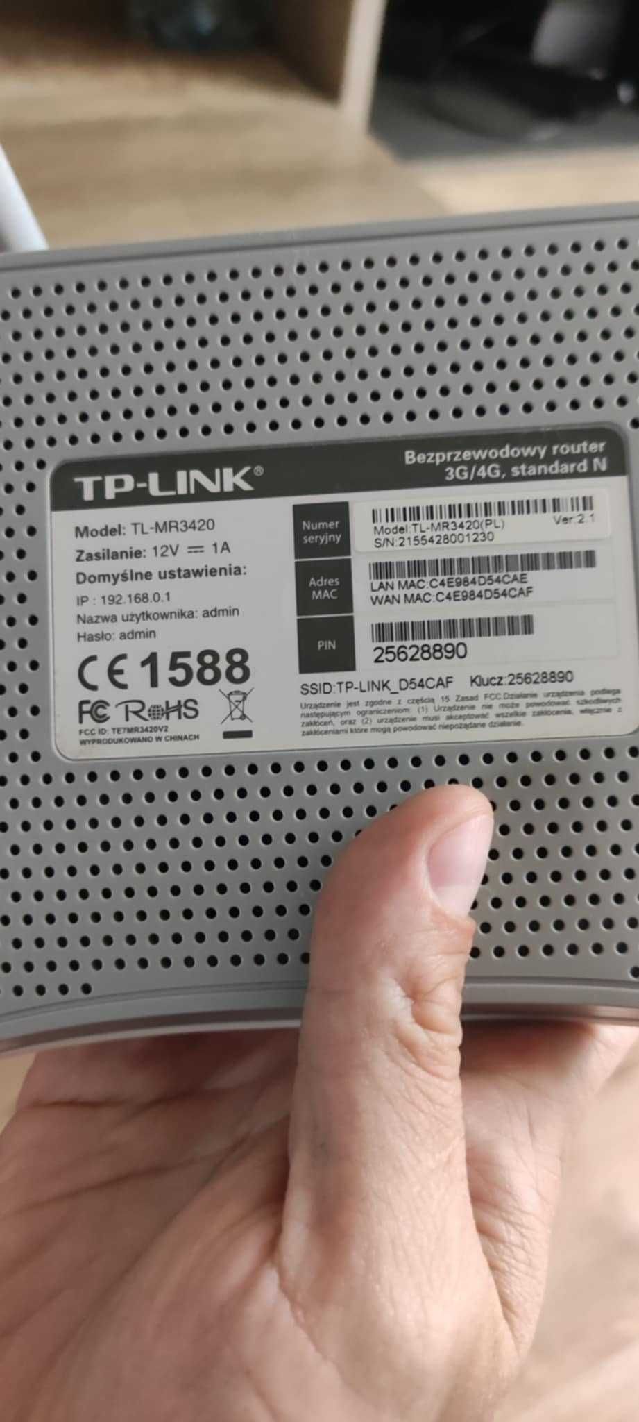 Router TP-LINK TL-MR3420