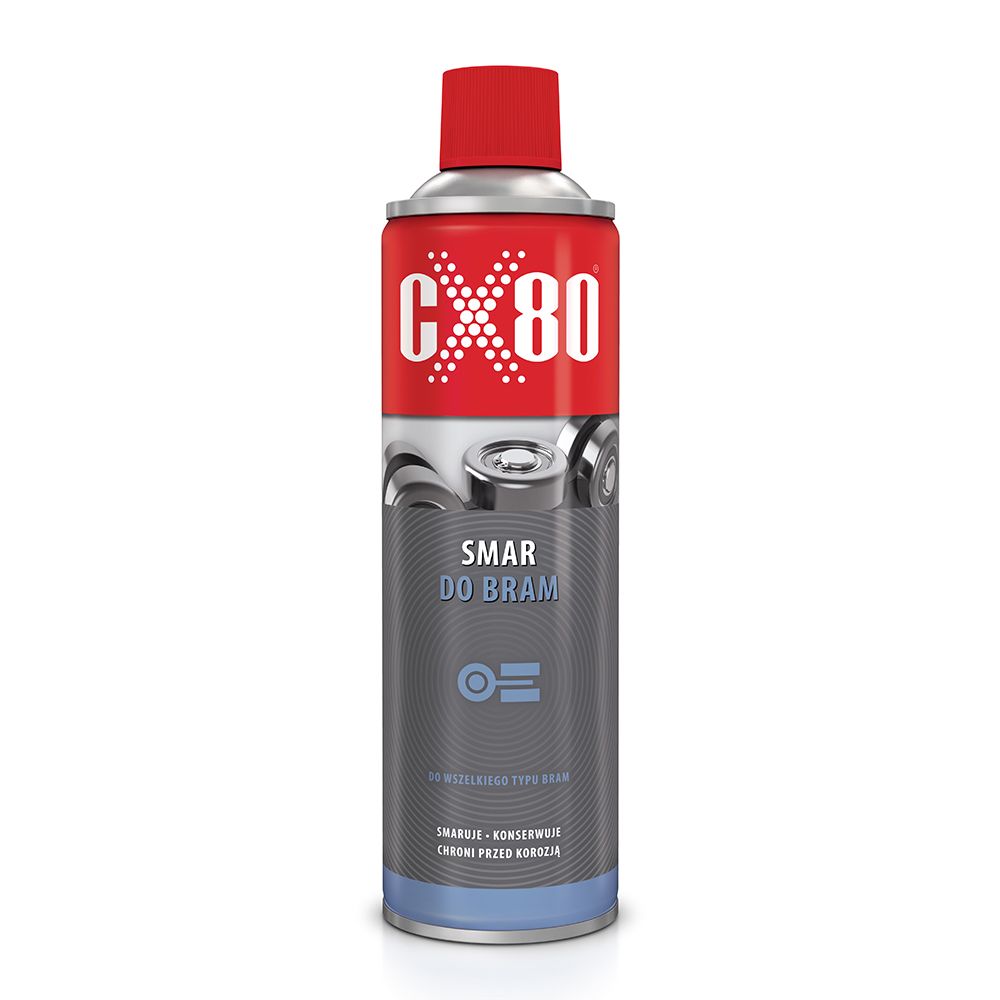 CX80 Smar do bram 500ml spray do konserwacji wszystkich typów bram