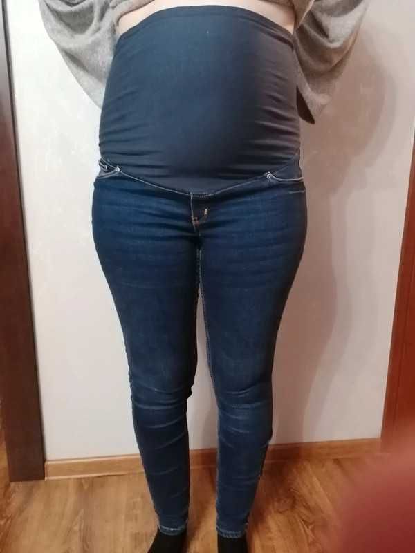 Spodnie jeansowe ciążowe 44