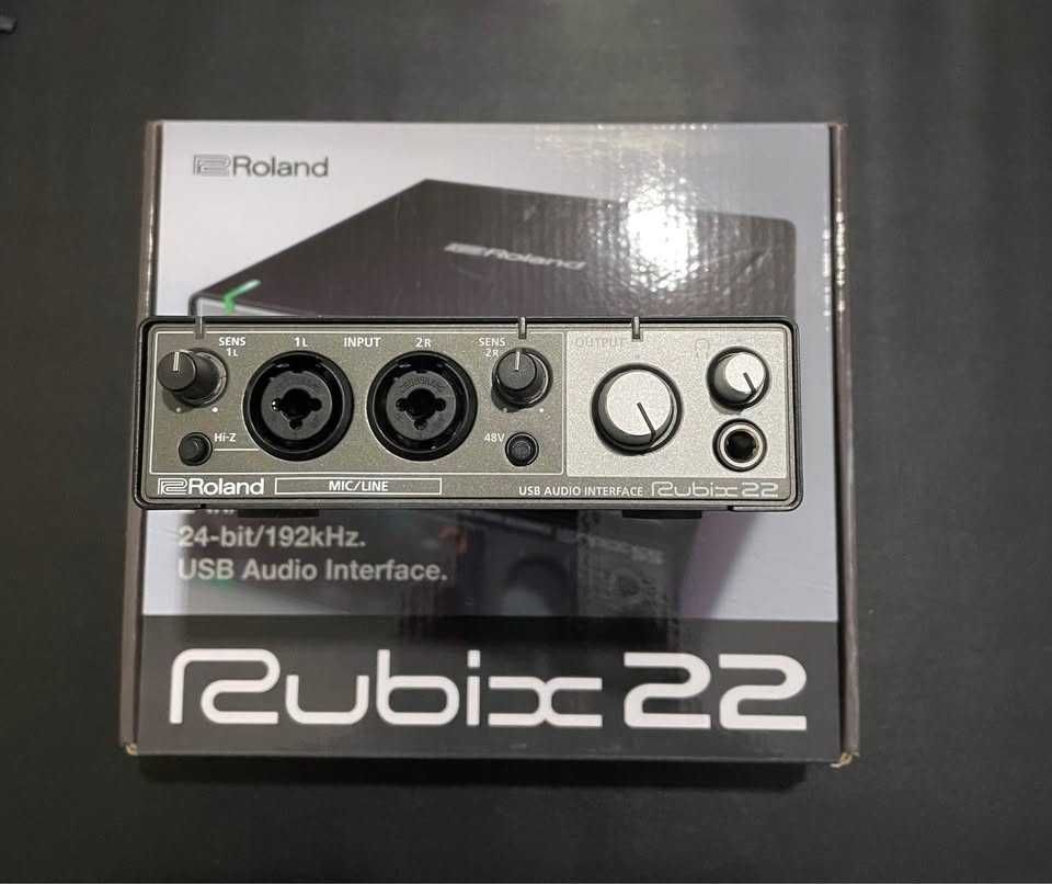 Placa de áudio USB Roland Rubix22