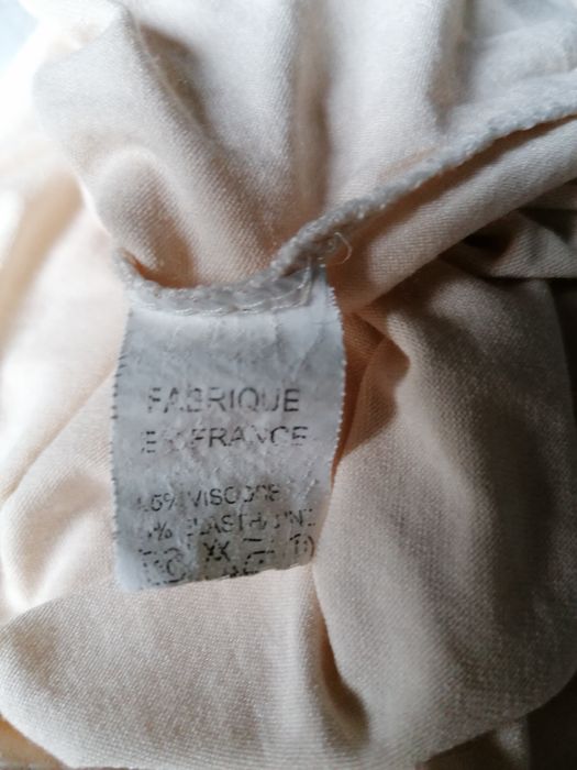 Bluzka beżowa z wiązaniem