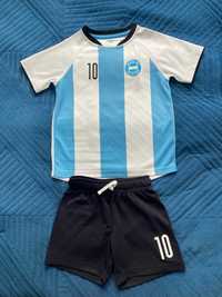 Koszulka Argentyna+spodenki H&M – r. 110/116