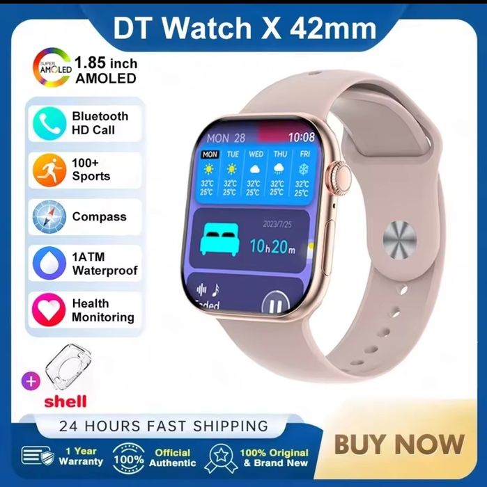 DT watch X mini  10  series для  IOS Android смарт часы