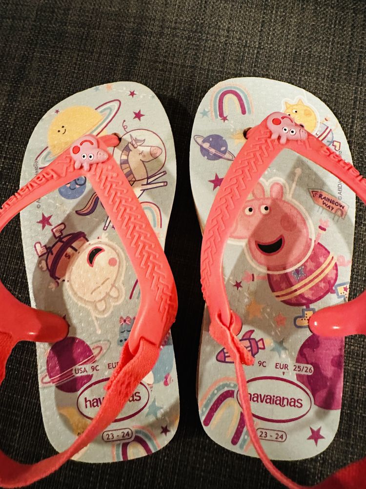 Havaianas Peppa EUR 25/26 NOVAS