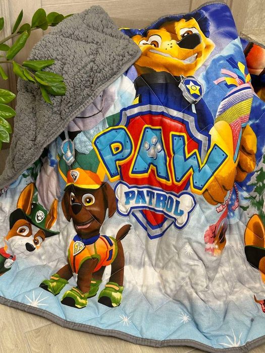 Дитяча ковдра плед на овчині