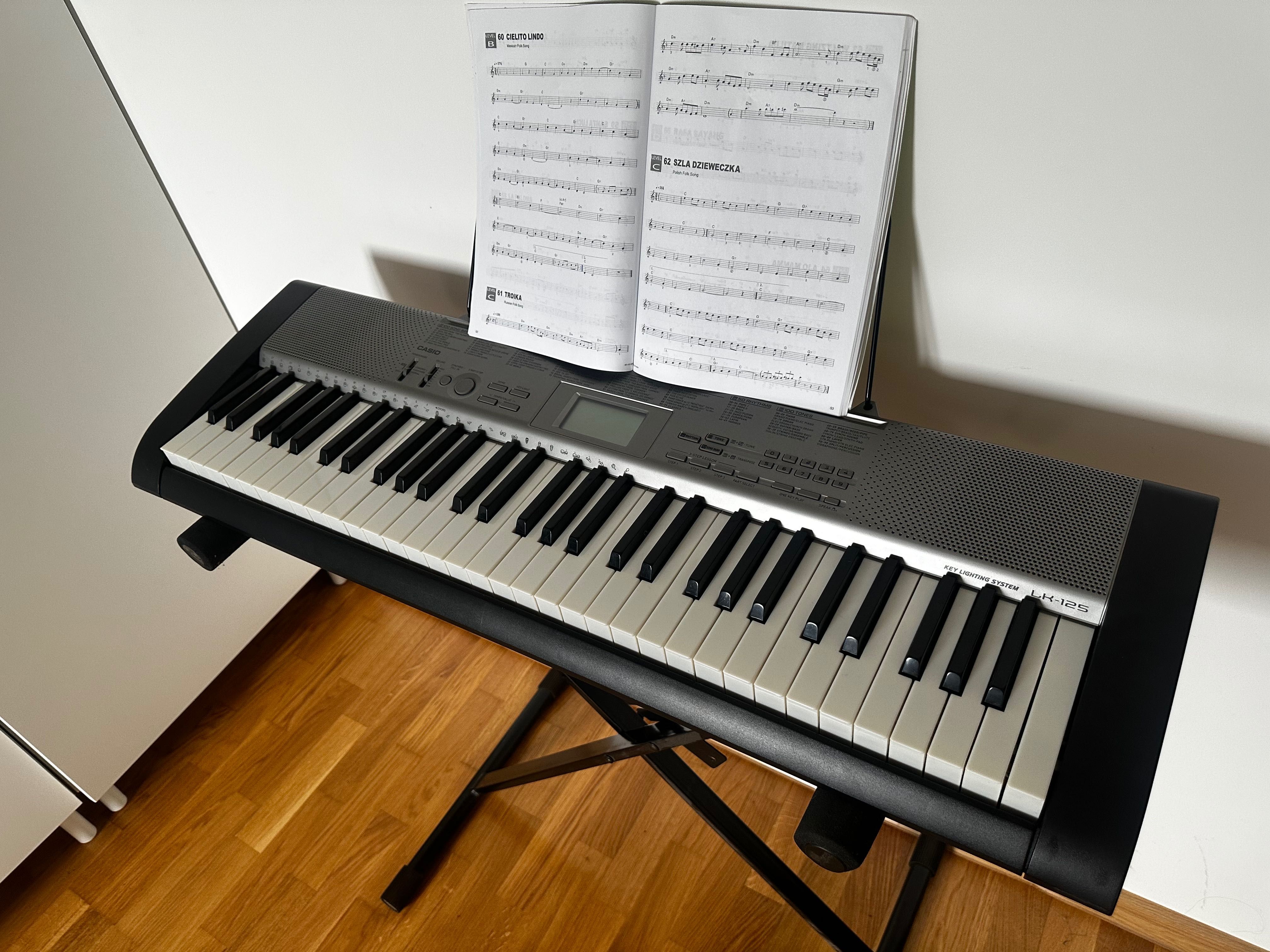 Синтезатор Casio Key Lighting Keyboard LK-125