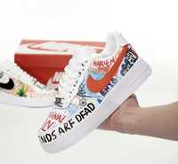 Кросівки Чоловічі Nike Air Force Graffiti Harlem Premium