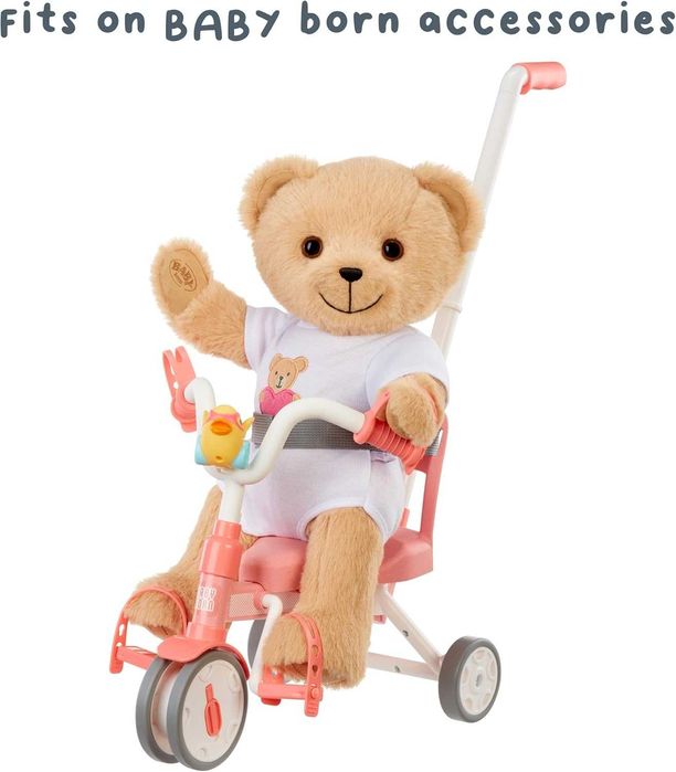 Беби борн Мишка в белом комбинезоне 36 см Baby Born My Teddy Bear