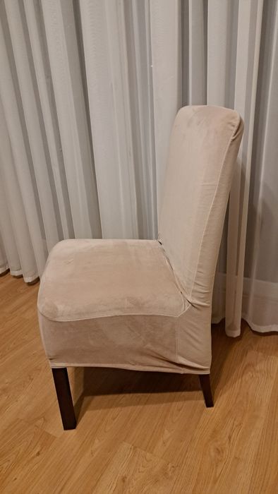 Pokrowiec na krzesło welur berz 6szt