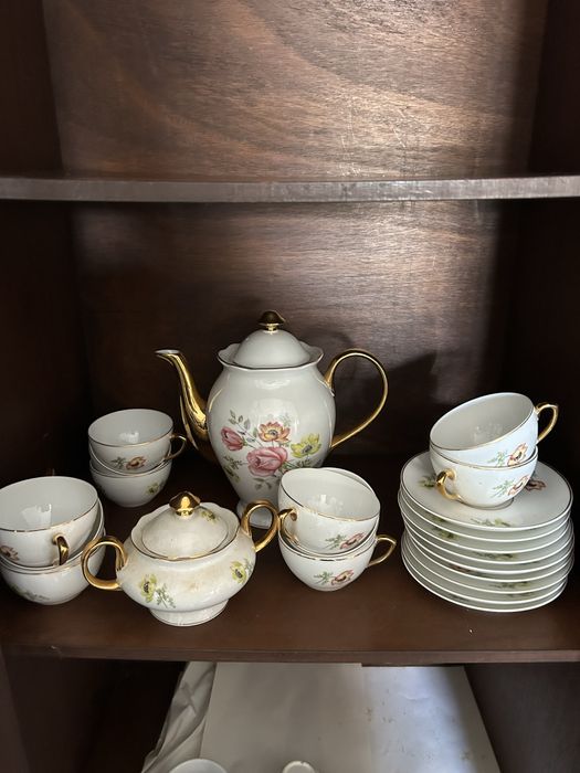 conjunto de chávenas de chã (vista alegre)