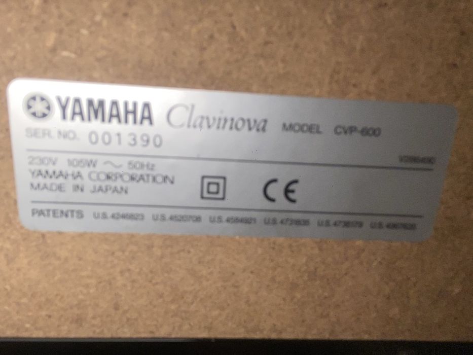 Рояль Yamaha Clavinova CVP-600 | Японская сборка. Идеальное состояние