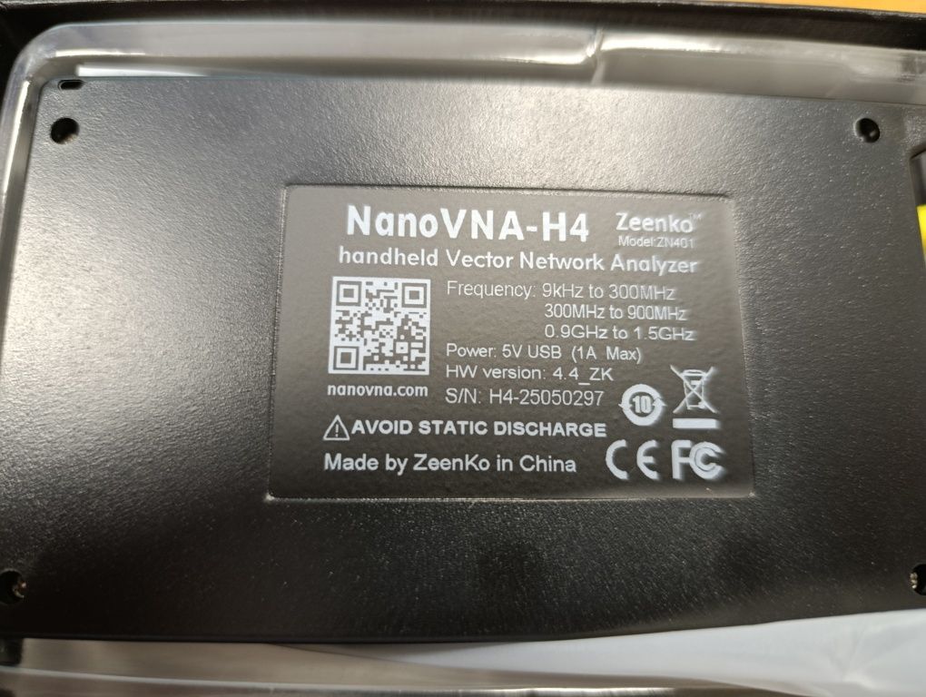 Analizator VNA nano 4 cale