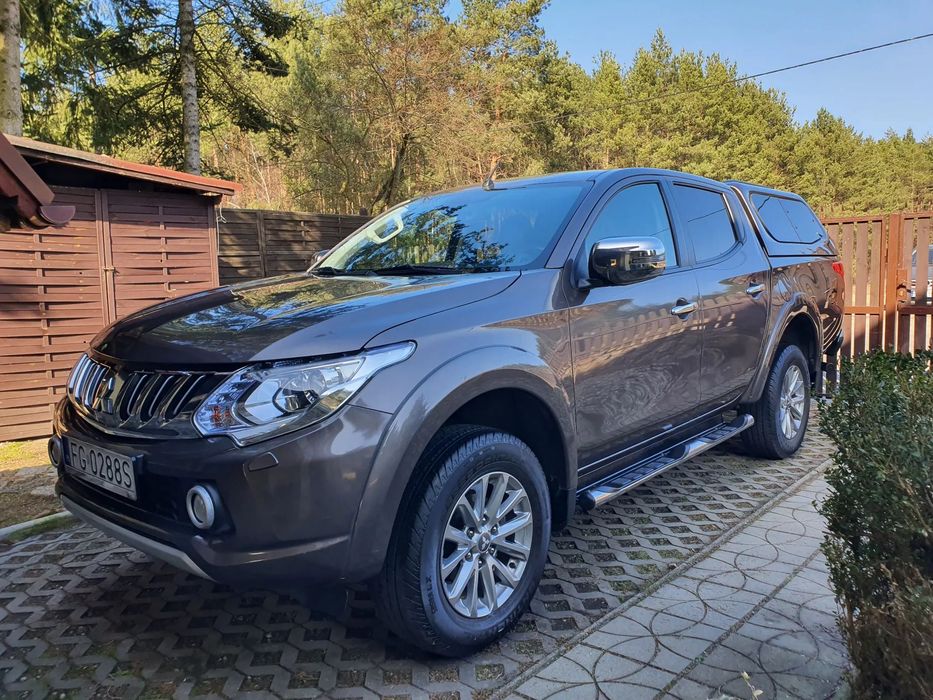 Mitsubishi L200 2.4D 4x4 Salon Polska Max wyposażenie Niski przebieg bezwypadkowy
