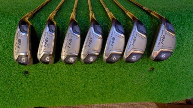 Cleveland Golf Launcher HB Turbo Iron Set 5 -PW+D+capas Regular Flex