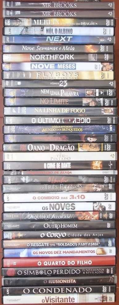 DVD lote 133 dvd´s - Filmes - Originais - diversos - Oportunidade