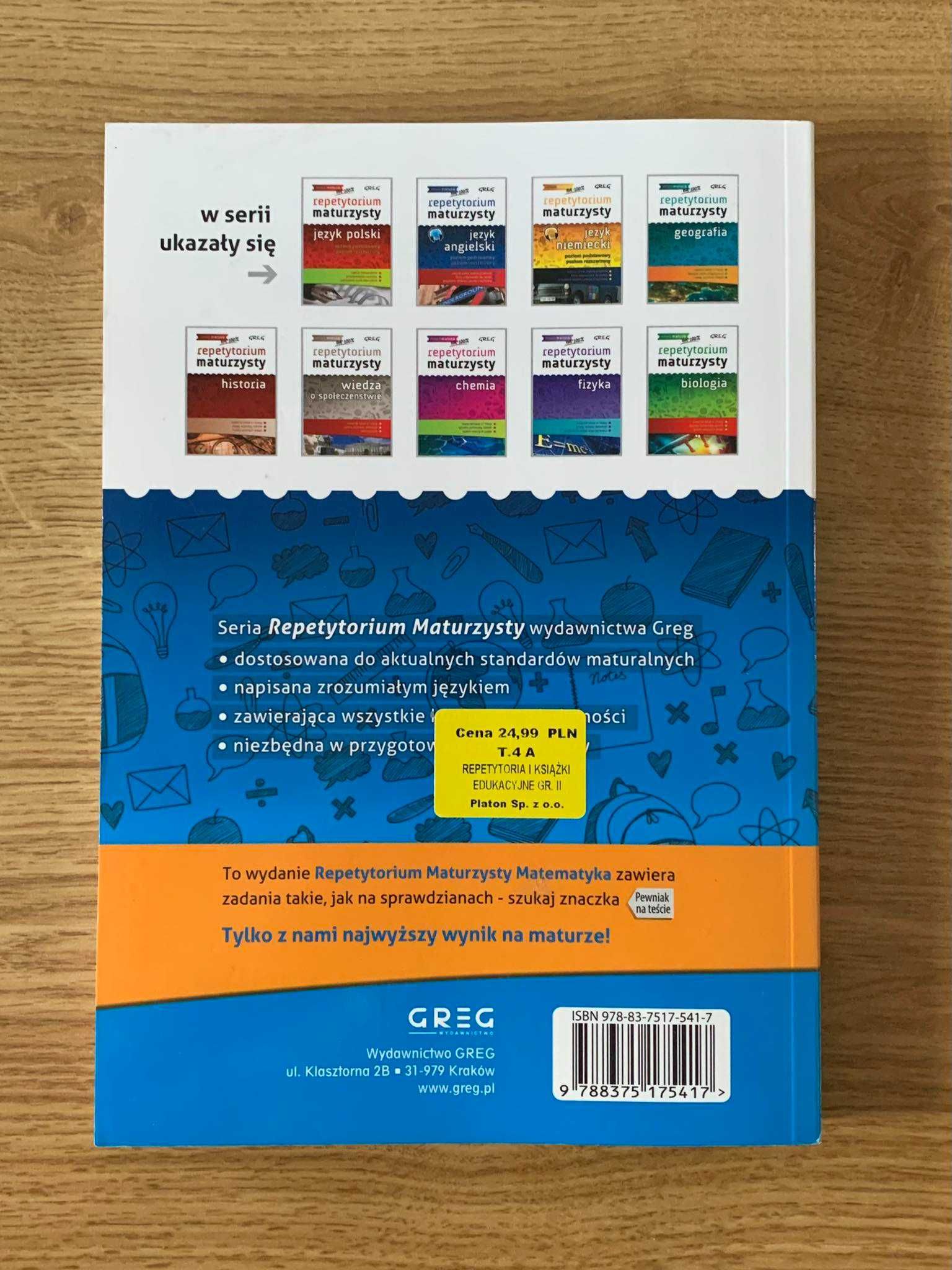 Repetytorium Maturzysty Matematyka GREG