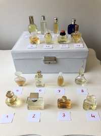 Miniaturas de frascos de perfumes originais
