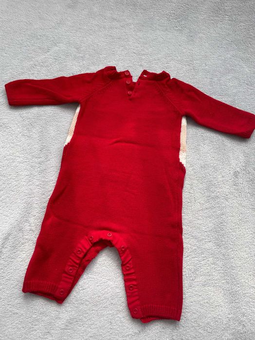 Next rampers sweterkowy Mikołaj renifer świąteczny