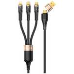 Awei Kabel Cl-228 Usb-C/Lightning/Mico   3W2 Czarny/Black