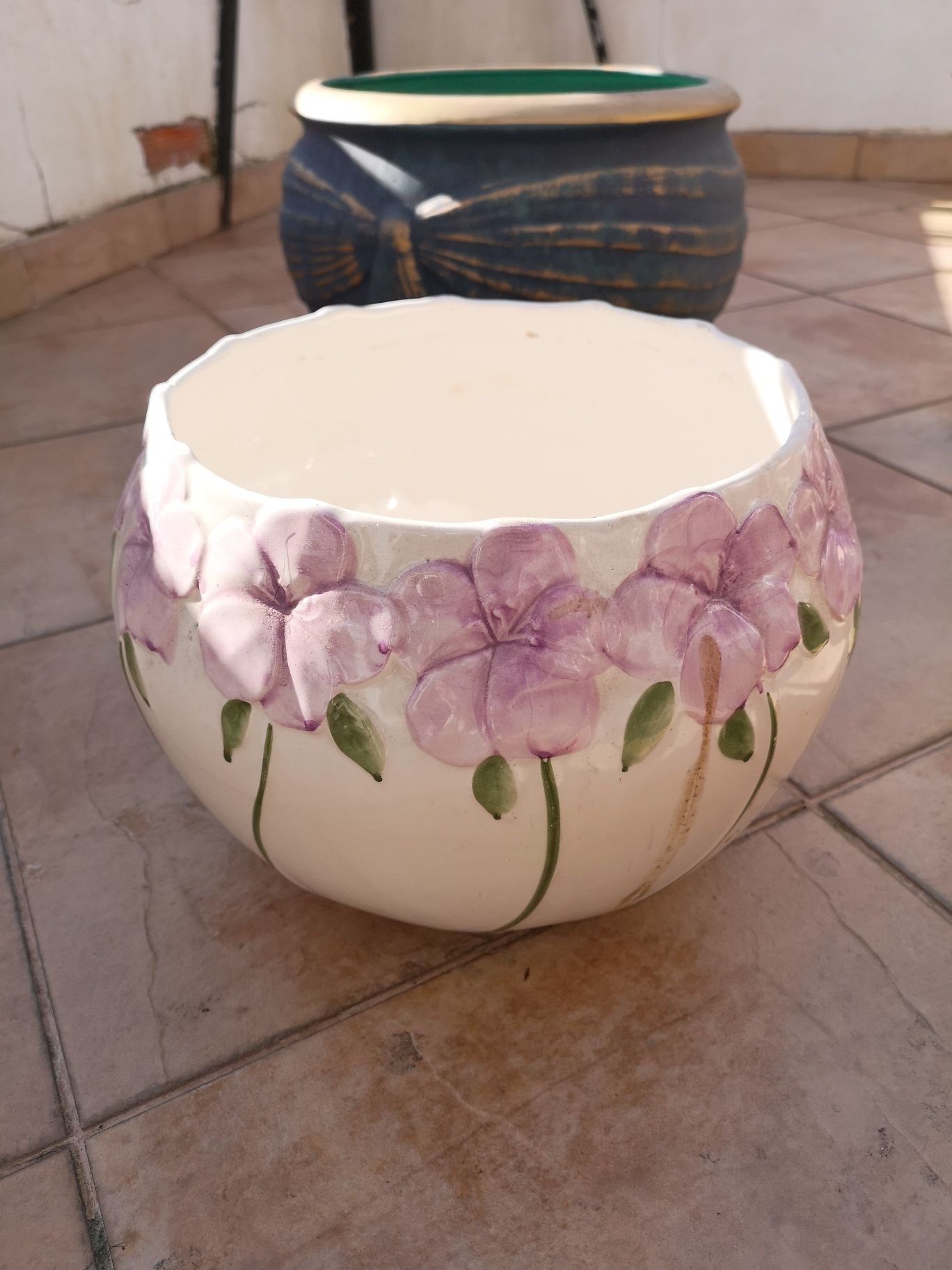 Conjunto de vasos de jardim