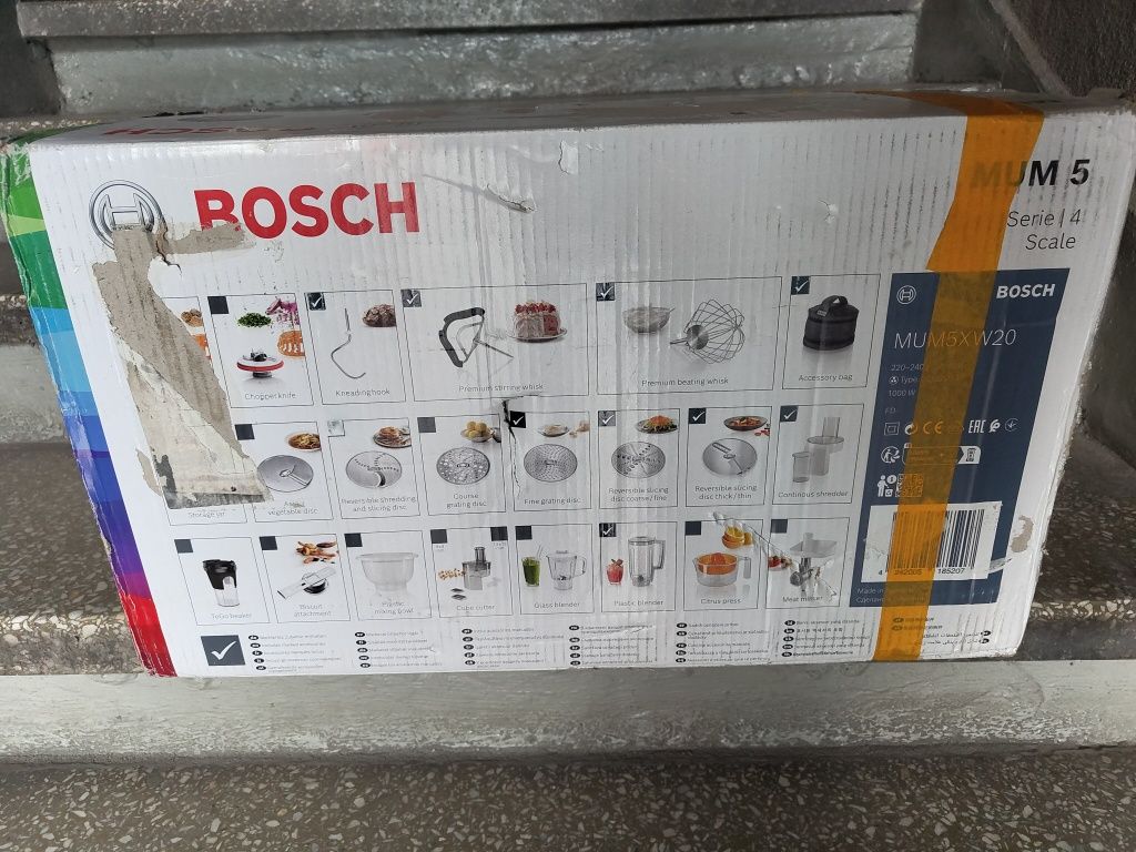 Robot kuchenny Bosch MUM5XW20 1000 W biały