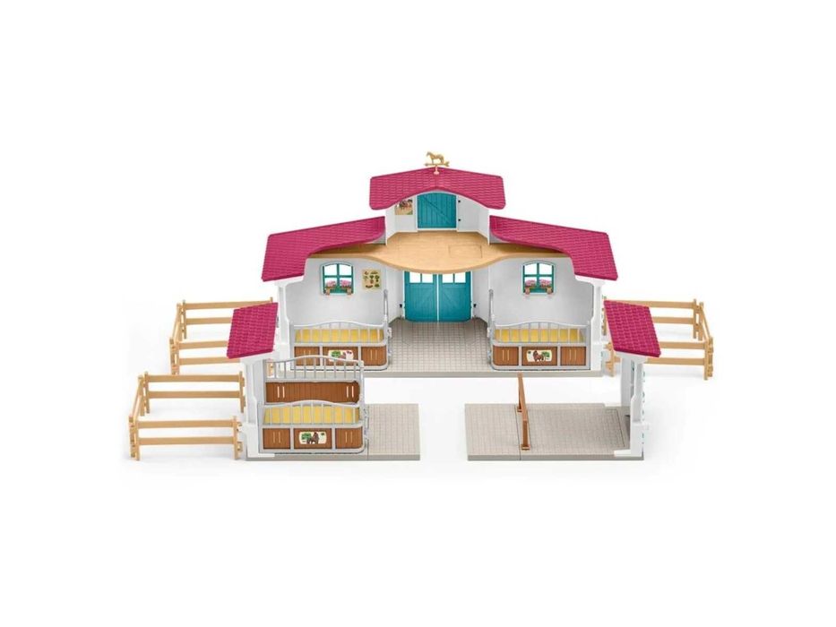 Konie Schleich Centrum Jeździeckie Stajnia Schleich + Akcesoria ZESTAW