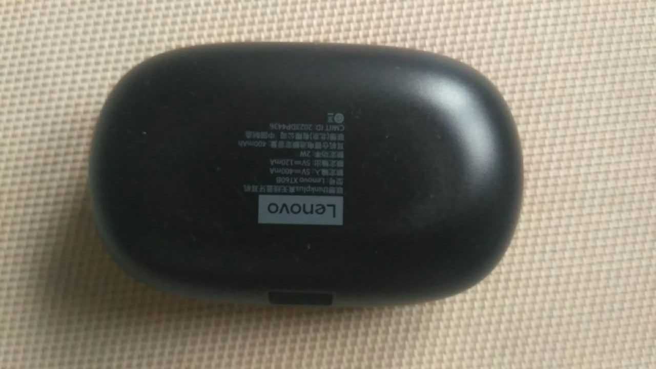 Наушники Lenovo Наушники XT60 TWS Черный