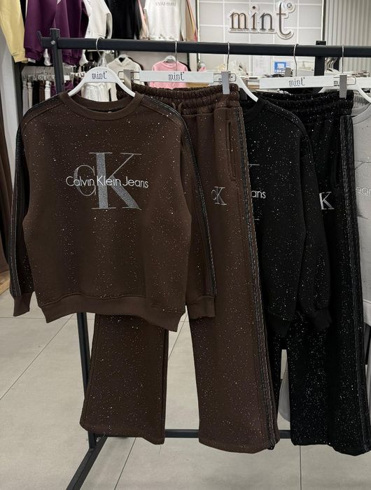 Костюми теплі на флісі зі стразами СК Турція 44-54