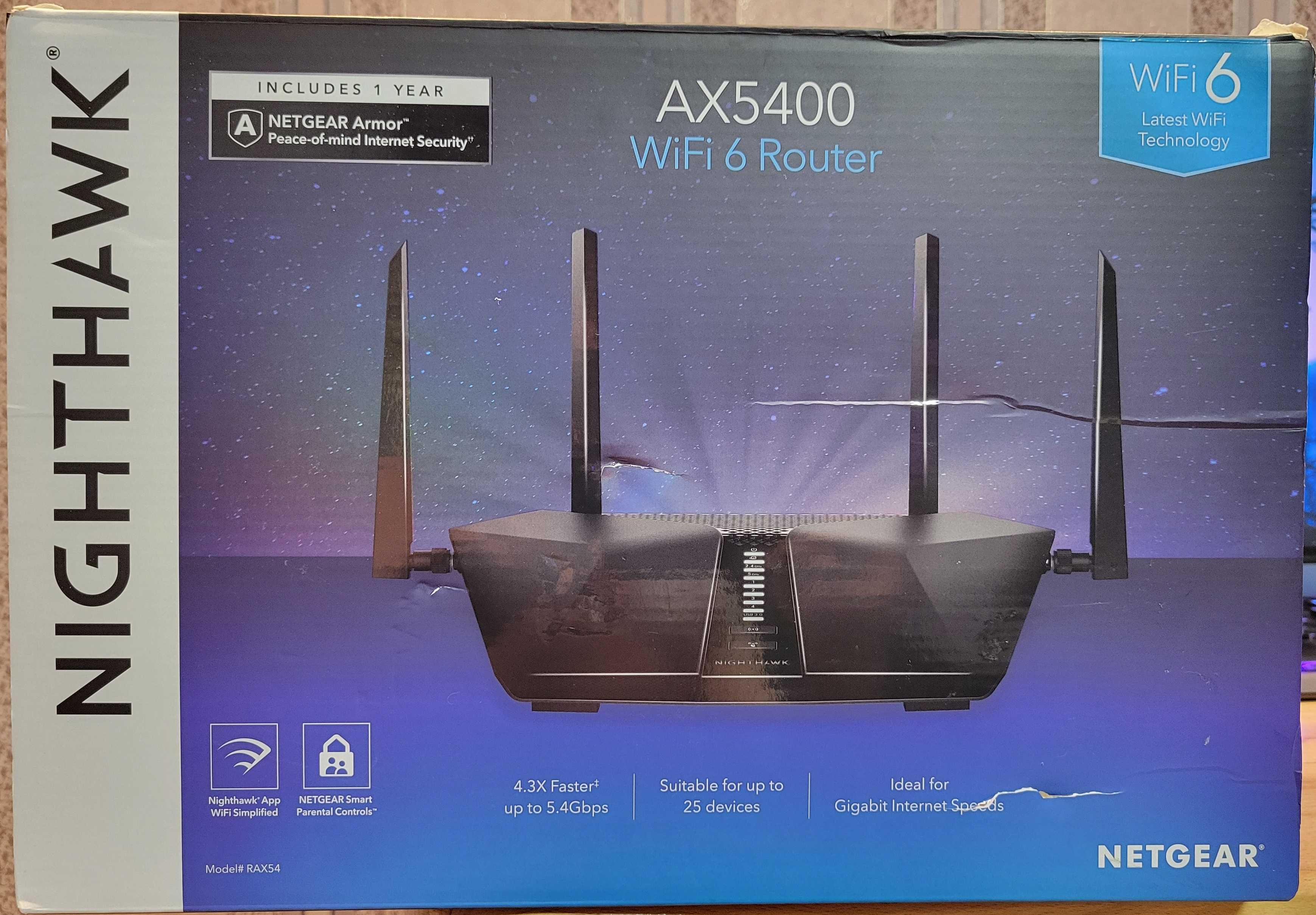 Wifi-6 ax5400 Netgear Nighthawk rax54 rax50 роутер