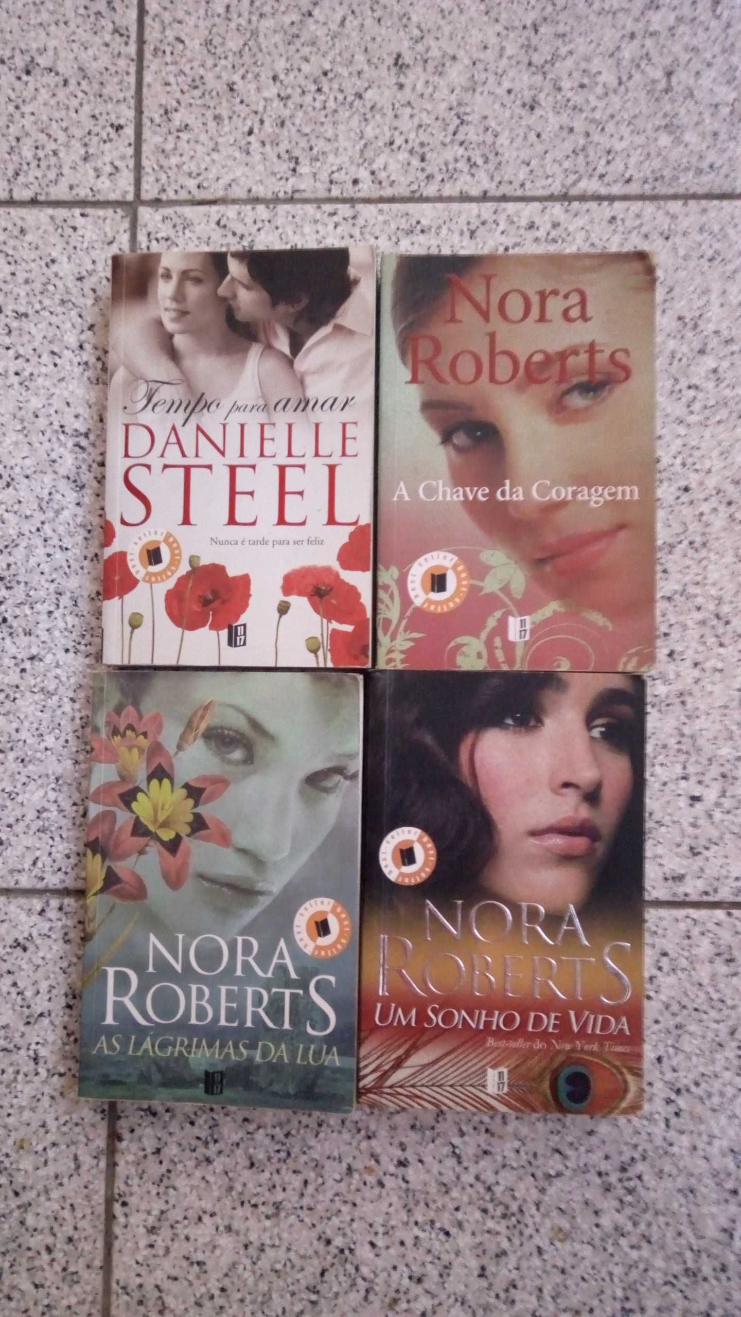 Vários Livros de Romances (Nora Roberts, Danielle Steel, e outros)