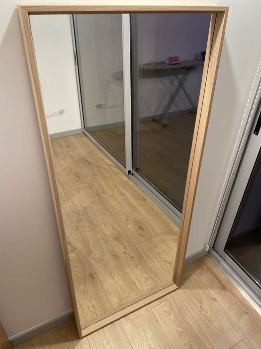 Espelho Nissedal ef carvalho 65x150 cm