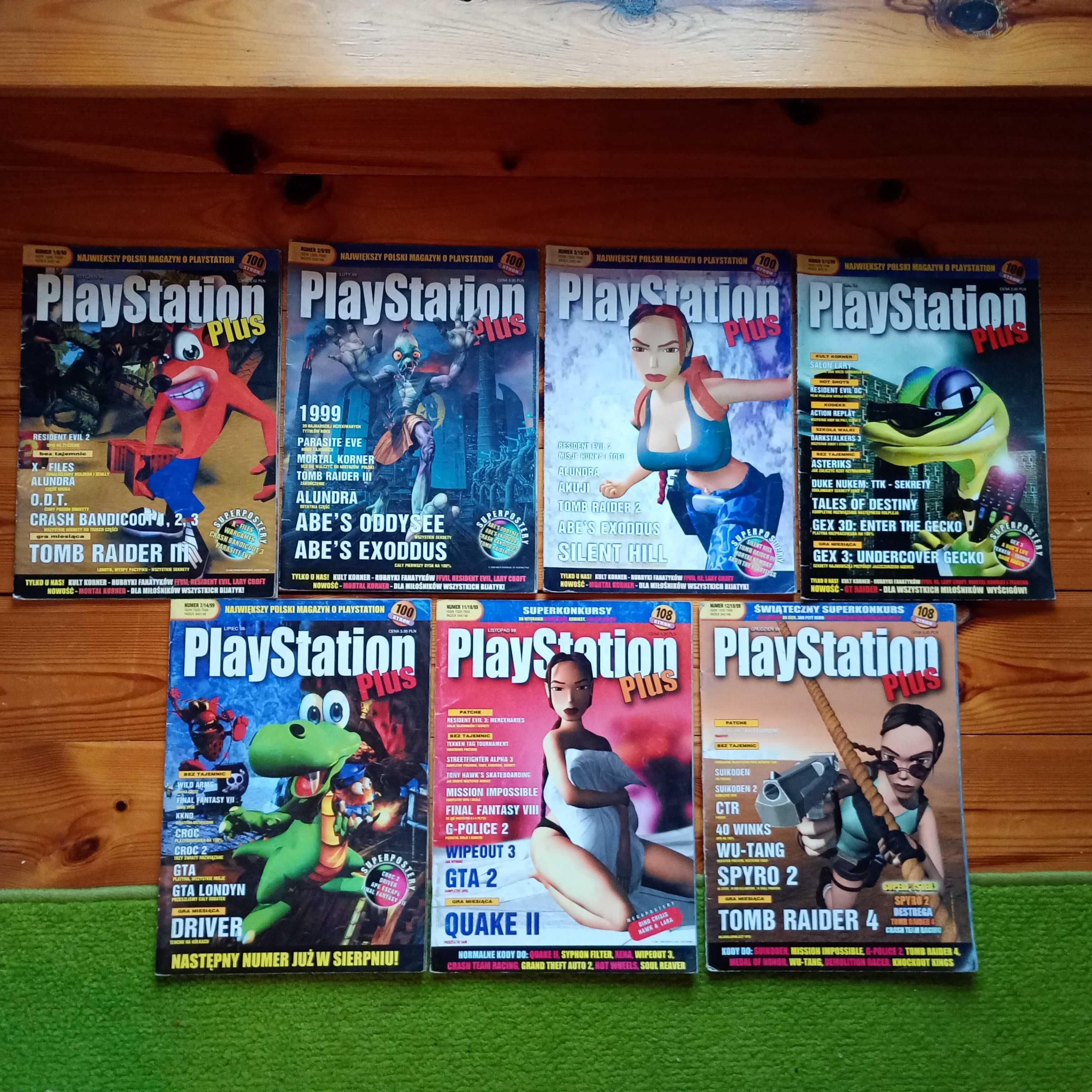 Magazyn Play Station z 1999r. 7 numerów