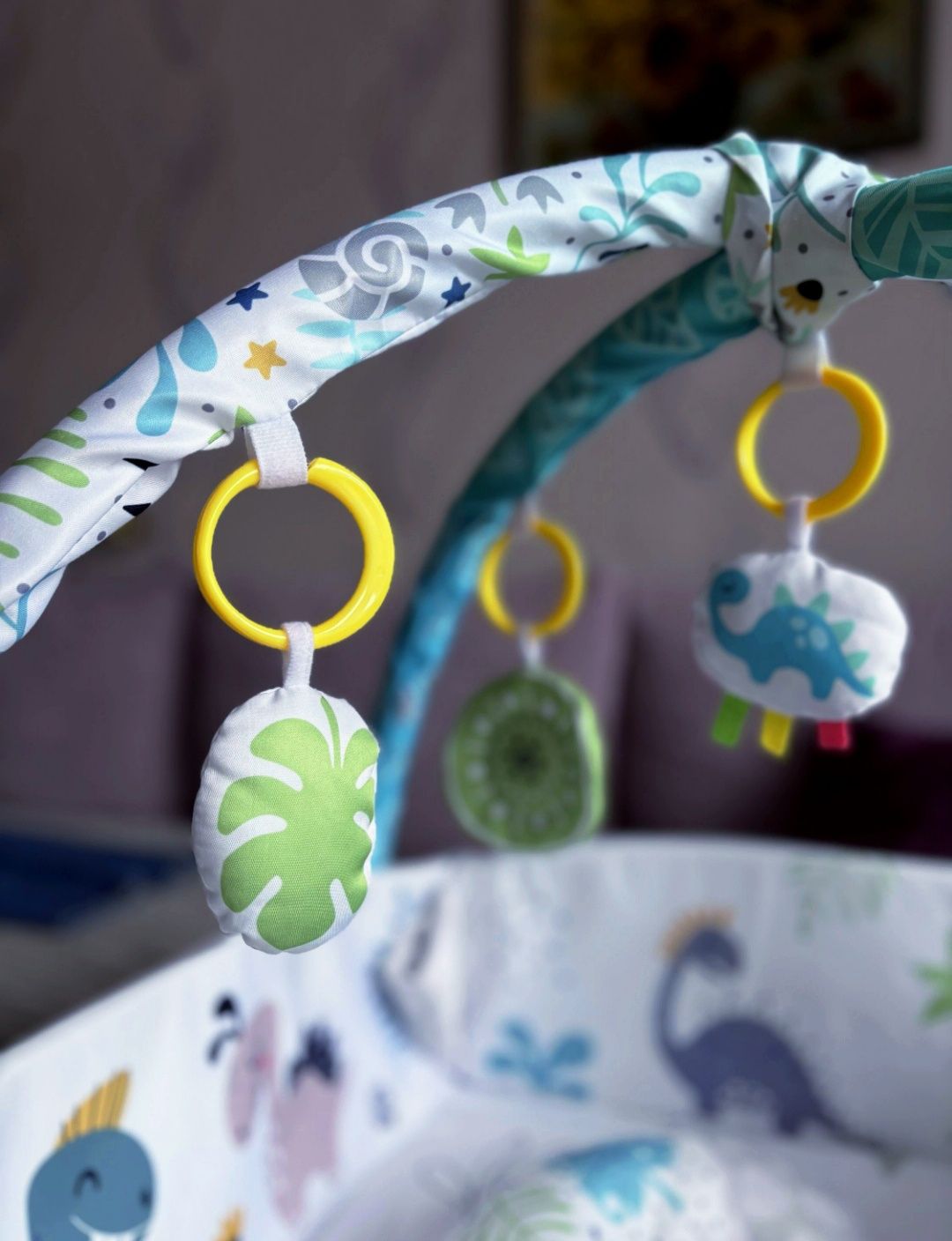 Розвиваючий інтерактивний килимок Ricokids Nessi 110х100см