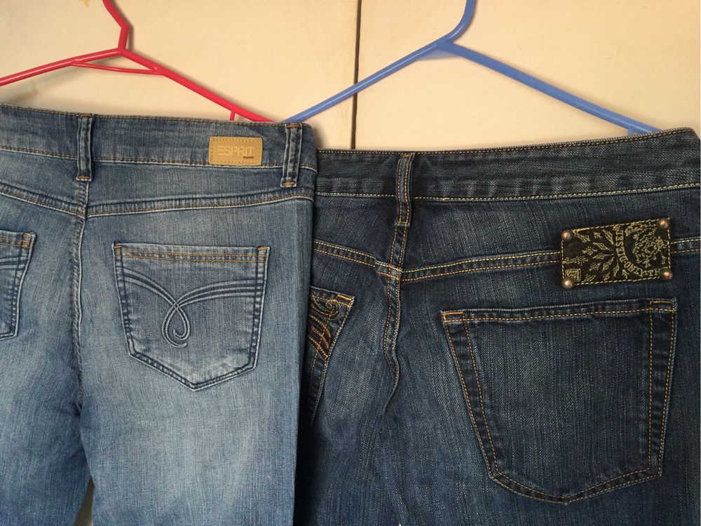 Spodnie jeans 2 pary _ Diesel Esprit rozm.30/32
