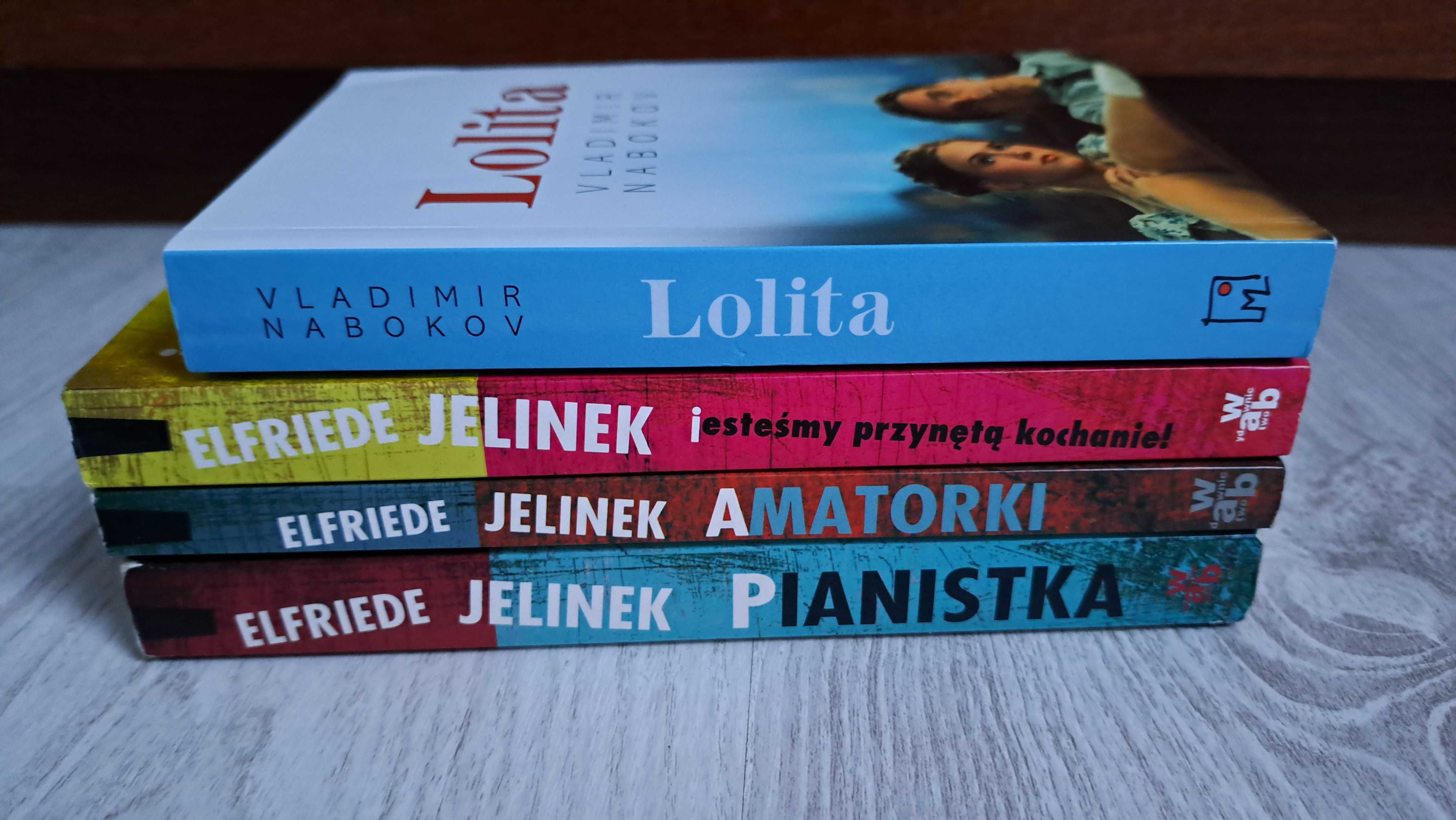 Jelinek Pianistka + Amatorki Jesteśmy przynętą Vladimir Nabokov Lolita