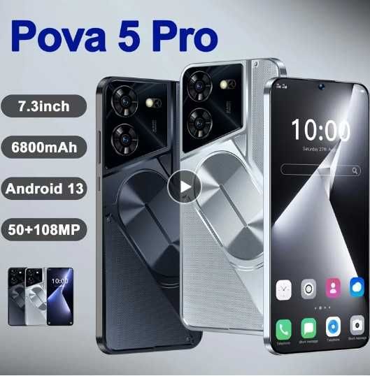 Смартфон POVA 5 Pro(16gb+1Tb)