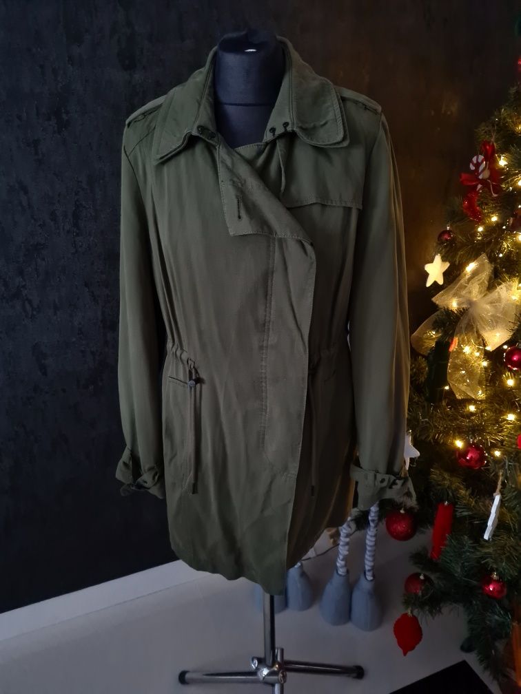 Płaszcz parka khaki