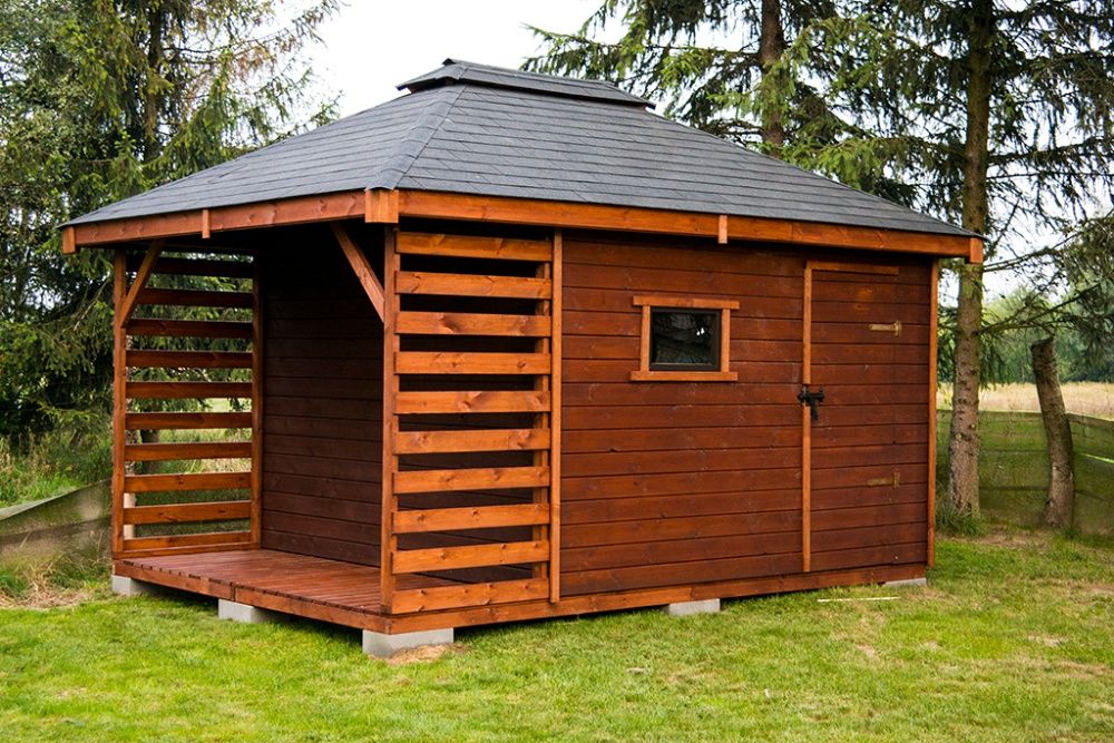 Domek Narzędziowy BARTEK 3x4m Drewutnia Producent DREWNOTRIK.PL