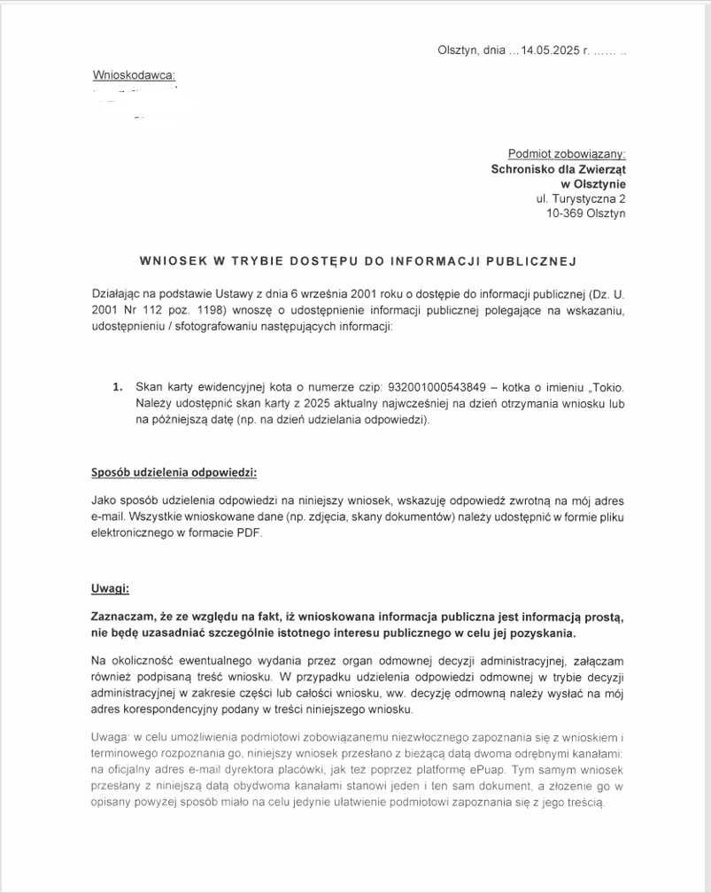 Oddana z adopcji z powrotem do schroniska - Tokio