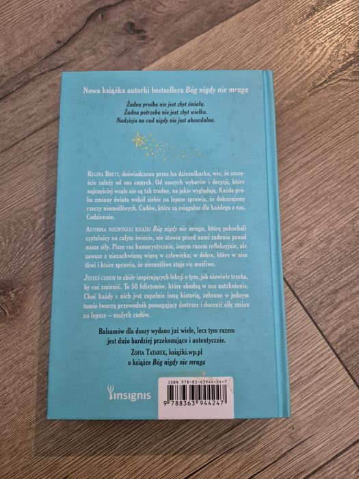 Regina Brett - Jesteś cudem. 50 lekcji jak uczynić niemożliwe możliwym