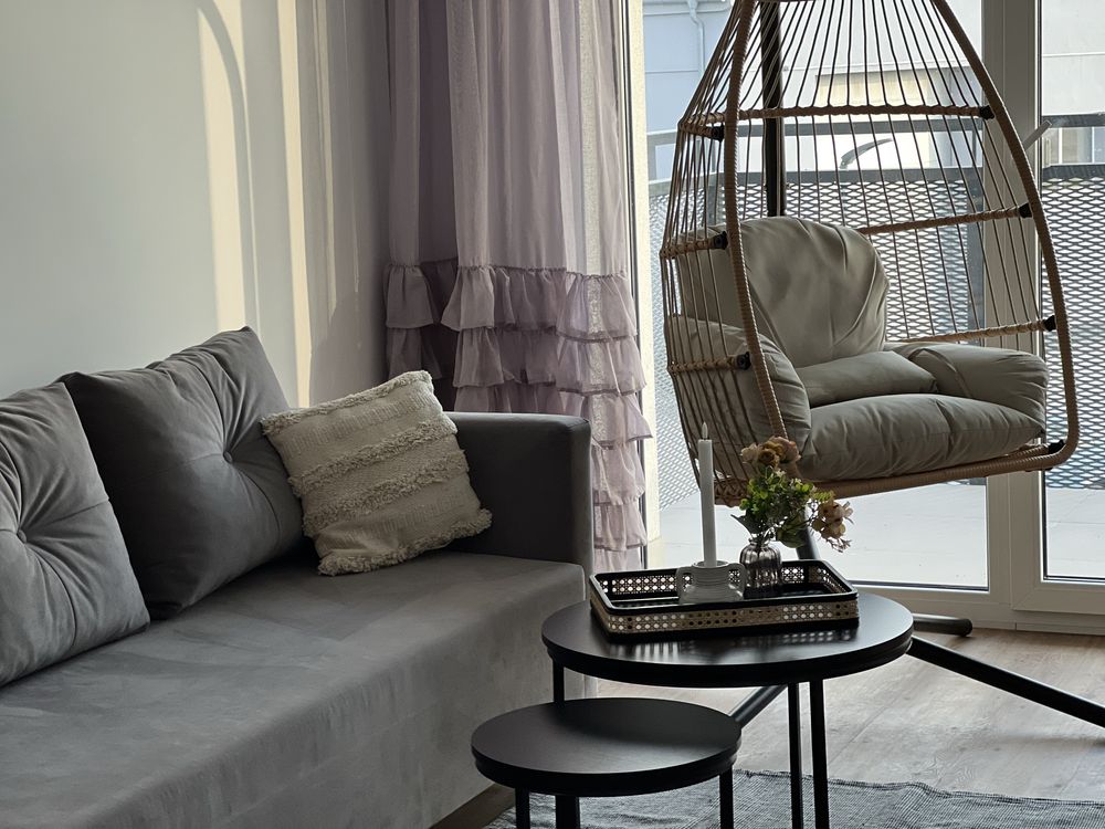 Nowy, przytulny apartament 2 pokojowy  z miejscem parkingowym na doby