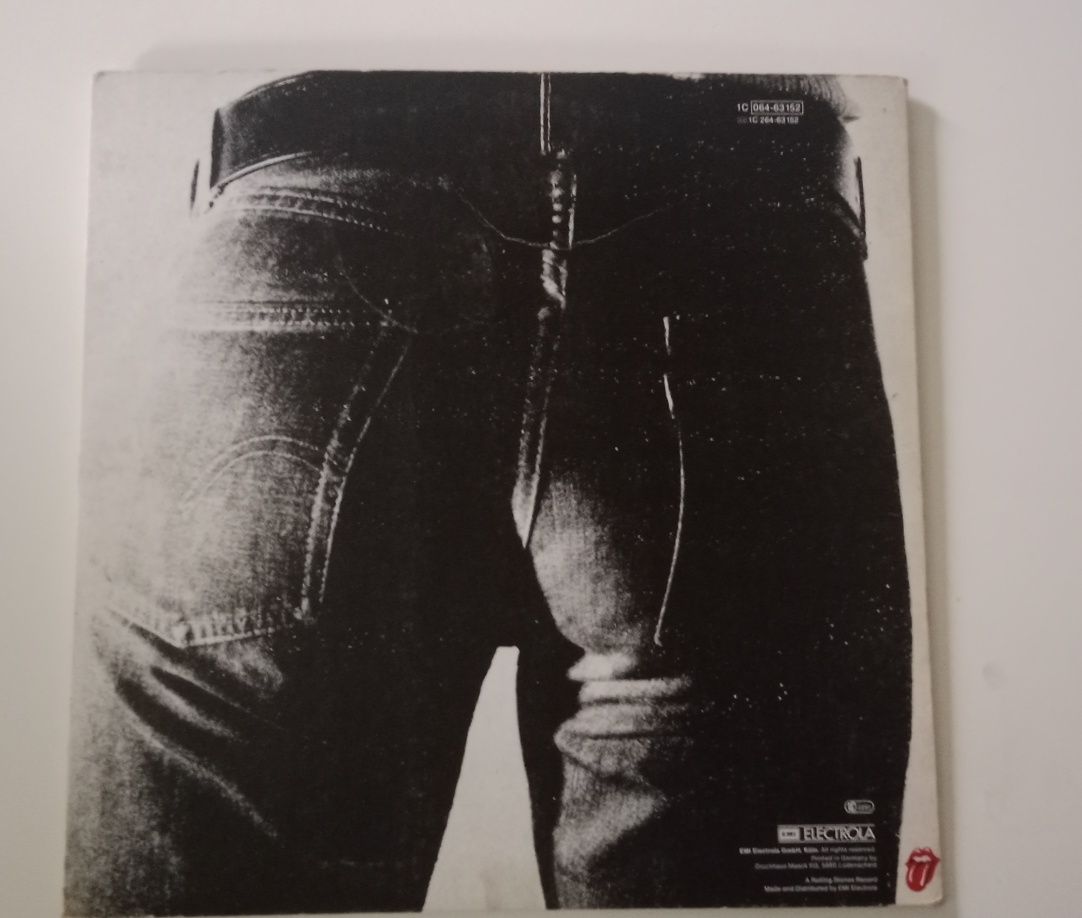 Rolling Stones Sticky Fingers LP. VG++ Winyl.