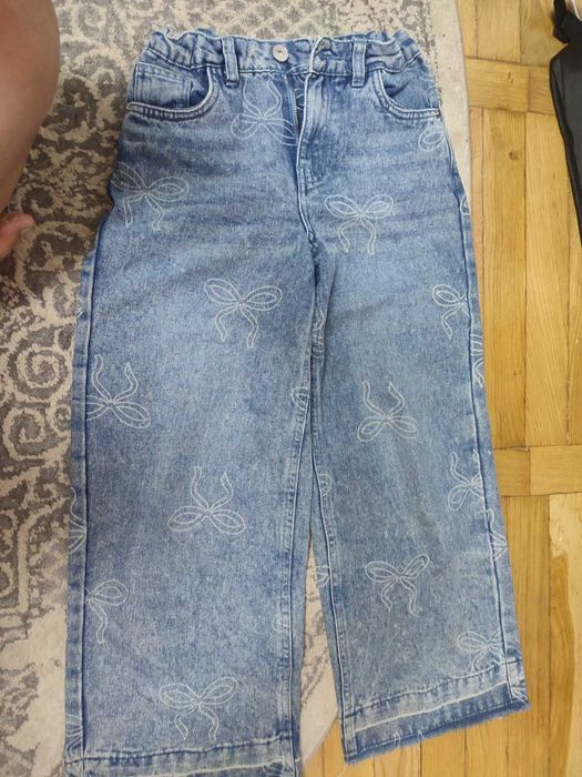 джинси сині з бантиками