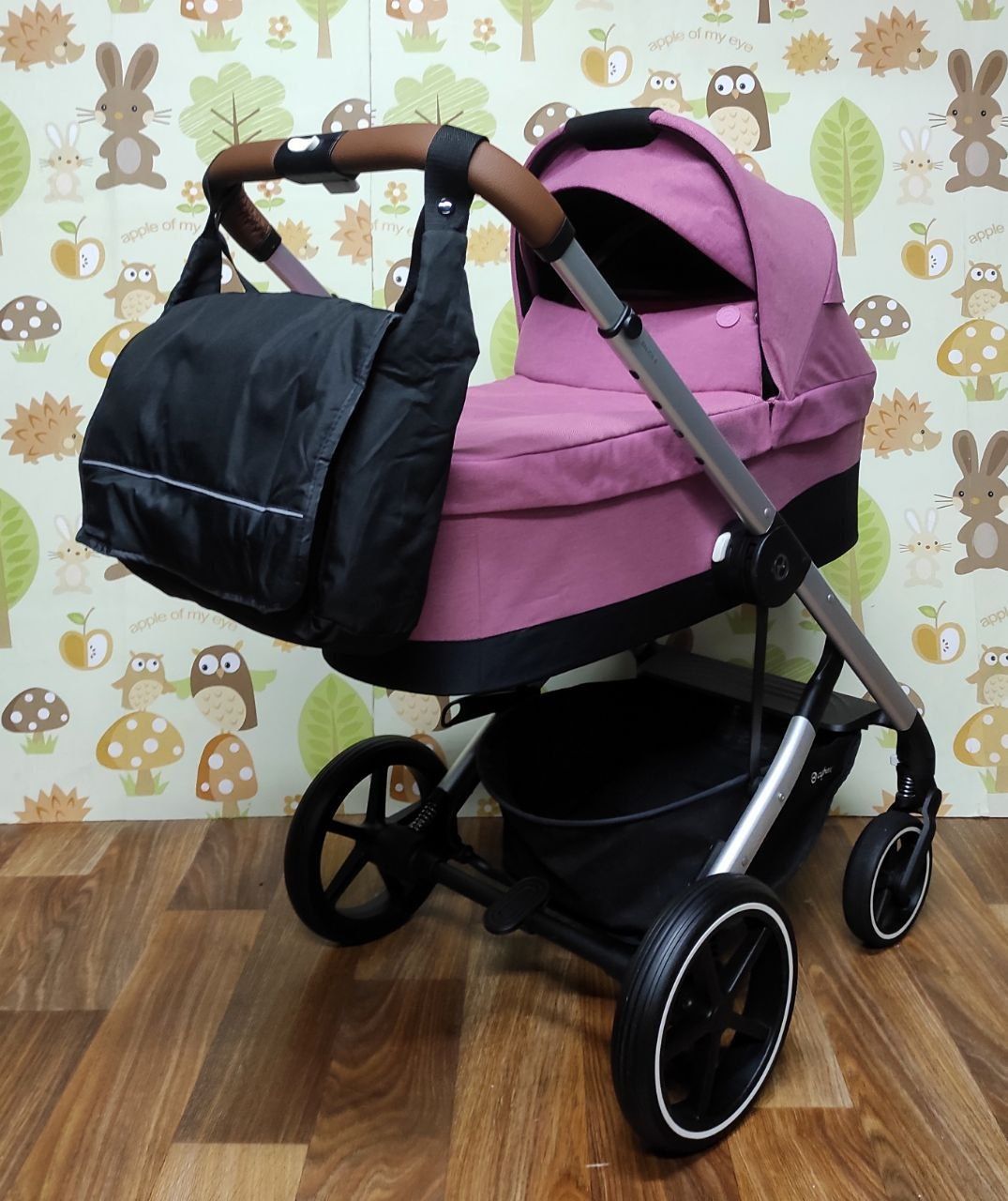 2в1, 3в1 Cybex Balios s lux Magnolia Pink коляска, ідеальний стан