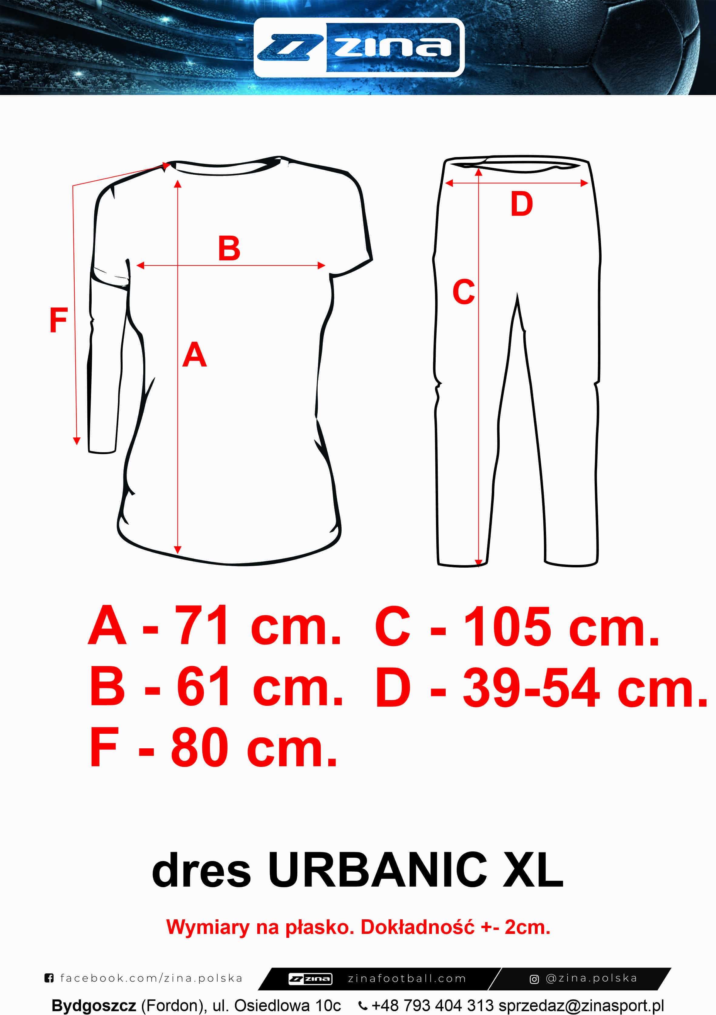 (XL) Dres ZINA URBANIC biały grafit, sportowy, piłka, kosz, siatkówka