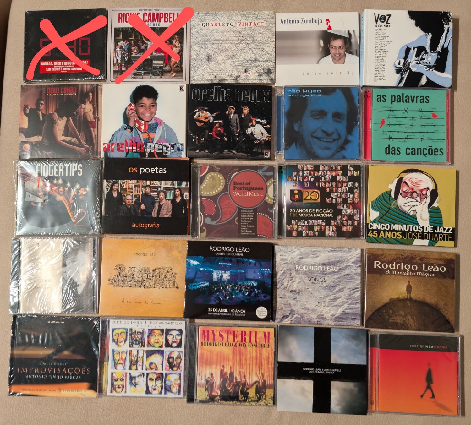 Vinil - Lote de discos (aceito oferta pelo conjunto) + CD: Bandas sono